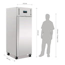 Polar Serie U Gefrierschrank Edelstahl 650L