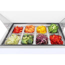 Polar Serie U Premium Einzeltür Mega Top Prep Thekenkühlschrank 154 Liter