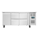 Polar Serie U Premium Kühlschrank mit einer Tür und 4 Schubladen 358 Ltr.