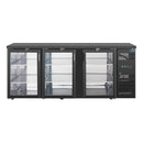 Polar Serie U Premium Bar Kühlschrank mit 3 Türen Display