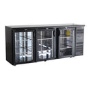 Polar Serie U Premium Bar Kühlschrank mit 3 Türen Display