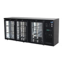 Polar Serie U Premium Bar Kühlschrank mit 3 Türen Display