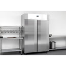 Polar Serie U, energieeffizienter Standkühlschrank mit Doppeltür, 1400 l