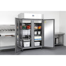 Polar Serie U, energieeffizienter Standkühlschrank mit Doppeltür, 1400 l