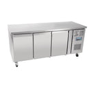 Polar Serie U Kühltisch mit drei Türen 417Ltr