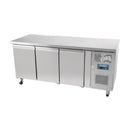 Polar Serie U Kühltisch mit drei Türen 417Ltr