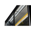Zoin Cervinho Multideck Display Schwarz mit Schwenktüren 1000mm