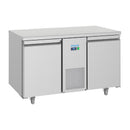 Polar Serie U Energieeffizienter 2-Tür-Tiefkühltresen 281L