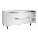 Polar Serie U Thekenkühlgerät 4 Schubladen & 1 Tür