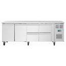 Polar Serie U Thekenkühlschrank 4 Schubladen & 2 Türen