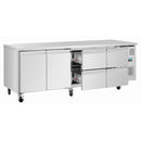 Polar Serie U Thekenkühlschrank 4 Schubladen & 2 Türen