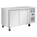 Polar Serie U Doppel-Tür Schlanker Tresen Kühlschrank