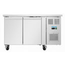Polar Serie U Doppel-Tür Schlanker Tresen Kühlschrank