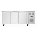 Polar Serie U Drei-Türiger Schlanker Tresen-Kühlschrank