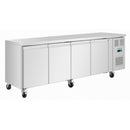 Polar Serie U Vier-Türiger Slimline Thekenkühlschrank