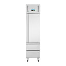 Polar Serie G Einzeltür & 2 Schubladen Slimline GN Schrankkühlschrank