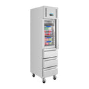 Polar Serie G Einzeltür & 3 Schubladen Slimline GN Schrankkühlschrank