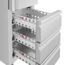 Polar Serie G Einzeltür & 3 Schubladen Slimline GN Schrankkühlschrank