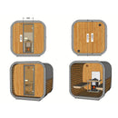 Fjordholz Fass-Sauna Modell Icon 200 S Thermo