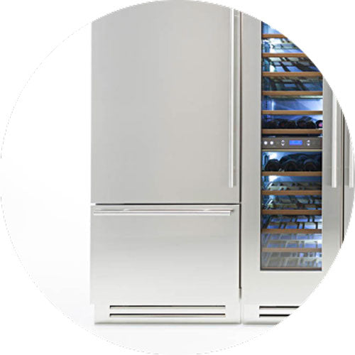 Fhiaba Side by Side Gefrierschrank X-Pro XS750FZ, 75 cm, Edelstahl