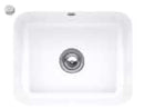 Villeroy & Boch Cisterna 60C Stone White - 6706 02 RW Keramikspüle Exzenterbetätigung