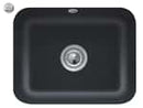 Villeroy & Boch Cisterna 60C Pure Black - 6706 02 R7 Keramikspüle Excenterbetätigung