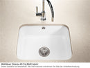 Villeroy & Boch Cisterna 60C Crema - 6706 02 KR Keramikspüle Exzenterbetätigung