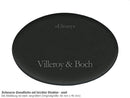 Villeroy & Boch Spülstein Doppelbecken Ebony - 6323 92 S5 Keramikspüle Excenter inkl. Hahnlöcher 1+2