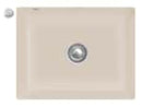 Villeroy & Boch Subway 60 SU Almond - 3310 02 AM Keramikspüle Exzenterbetätigung