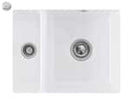 Villeroy & Boch Subway 60 XU Stone White - 6758 02 RW Keramikspüle Exzenterbetätigung