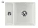 Villeroy & Boch Subway 60 XU Steam - 6758 02 SM Keramikspüle Exzenterbetätigung