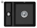 Villeroy & Boch Subway 60 XU Pure Black - 6758 02 R7 Keramikspüle Excenterbetätigung