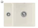 Villeroy & Boch Subway 60 XU Ivory - 6758 02 FU Keramikspüle Exzenterbetätigung