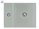 Villeroy & Boch Subway 60 XU Fossil - 6758 02 KD Keramikspüle Exzenterbetätigung