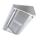 Wandhaube ohne Motor | Edelstahl | Filter 1 | 800 x 1100 x 450 mm