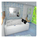 Acqua Vapore Whirlpool Pool Badewanne Wanne W12H-TH-A-SC 135x180cm