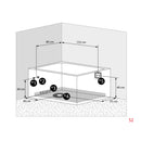 Acqua Vapore Whirlpool Pool Badewanne Wanne W12H-TH-A-SC 135x180cm