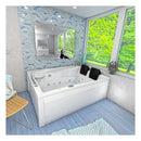 Acqua Vapore Whirlpool Pool Badewanne Wanne W12H-TH-C-SC 180x135cm