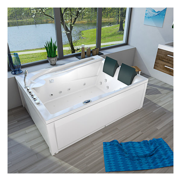 Acqua Vapore Whirlpool Pool Badewanne Wanne W12HZ-B-SC 180x135cm