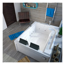 Acqua Vapore Whirlpool Pool Badewanne Wanne W12HZ-B-SC 180x135cm