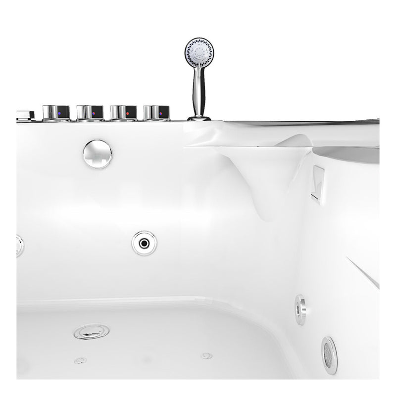 Acqua Vapore Whirlpool Pool Badewanne Wanne W12HZ-TH-B 180x135cm