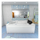 Acqua Vapore Whirlpool Pool Badewanne Wanne W12HZ-TH-B-SC 180x135cm