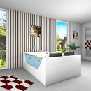 Acqua Vapore Whirlpool Pool Badewanne Wanne W40-ALL 180x120cm Reinigungsfunktion