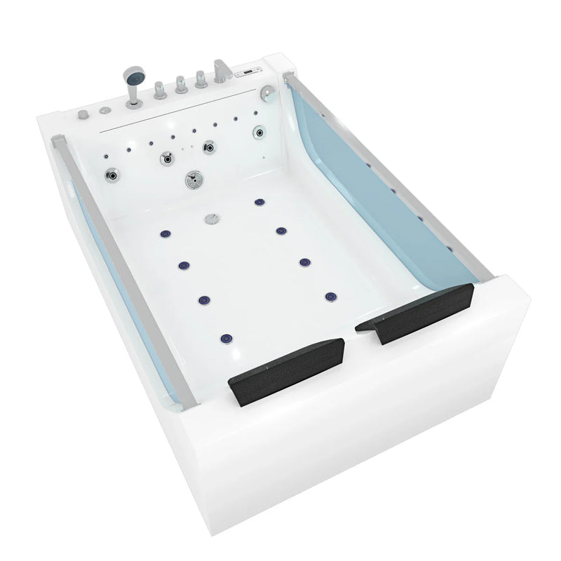 Acqua Vapore Whirlpool Pool Badewanne Wanne W40-SC-EA 180x120cm Reinigungsfunktion aktive Schlauch-Reinigung