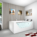 Acqua Vapore Whirlpool Pool Badewanne Wanne W42-L-EA 180x120cm Reinigungsfunktion passive Schlauch-Reinigung