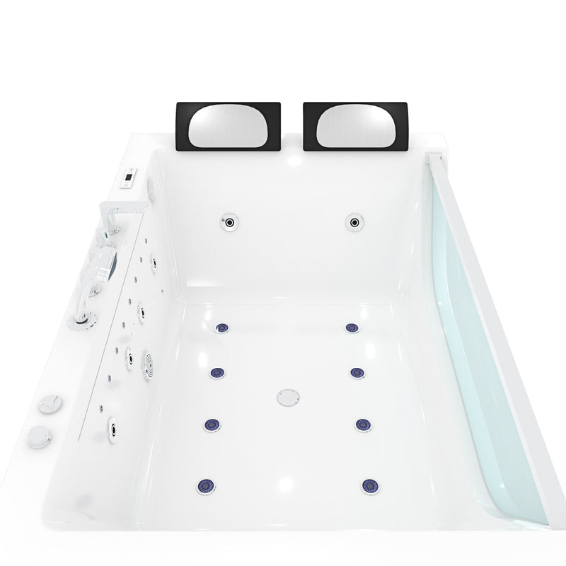 Acqua Vapore Whirlpool Pool Badewanne Wanne W42-L-ALL 180x120cm Reinigungsfunktion
