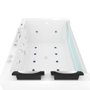 Acqua Vapore Whirlpool Pool Badewanne Wanne W42-R-EA 180x120cm Reinigungsfunktion passive Schlauch-Reinigung