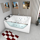 Acqua Vapore Whirlpool Pool Badewanne Wanne W42-R-SC-EA 180x120cm Reinigungsfunktion aktive Schlauch-Reinigung
