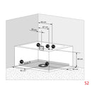 Acqua Vapore Whirlpool Pool Badewanne Wanne W42-R-SC-EA 180x120cm Reinigungsfunktion aktive Schlauch-Reinigung