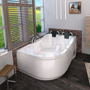 Acqua Vapore Whirlpool Topausstattung Pool Badewanne Eckwanne Wanne W23H-L 182x120cm